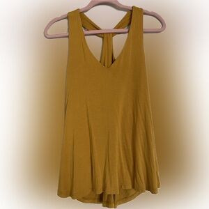Banana Republic mustard yellow tank